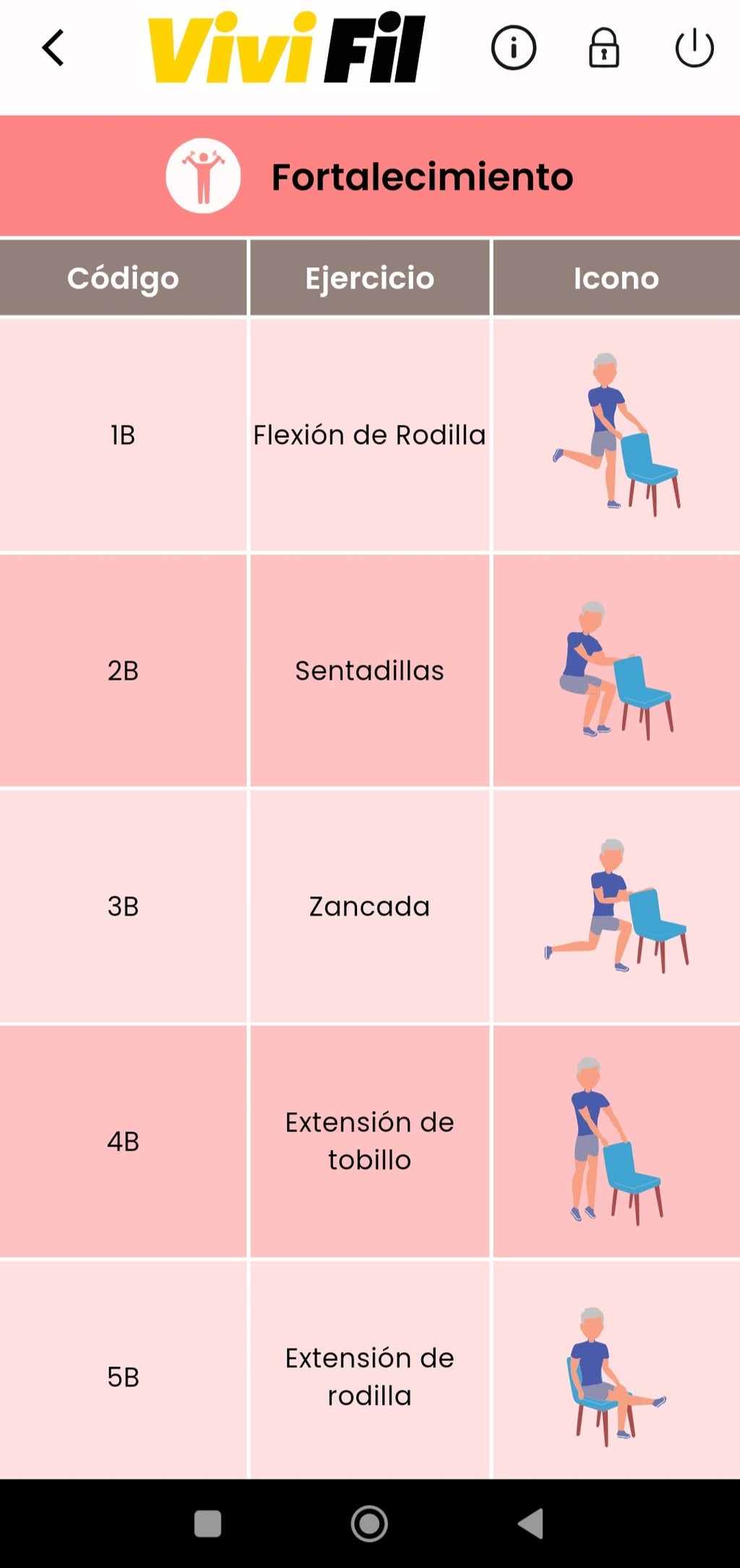 VIVIFIL (App de ejercicio)