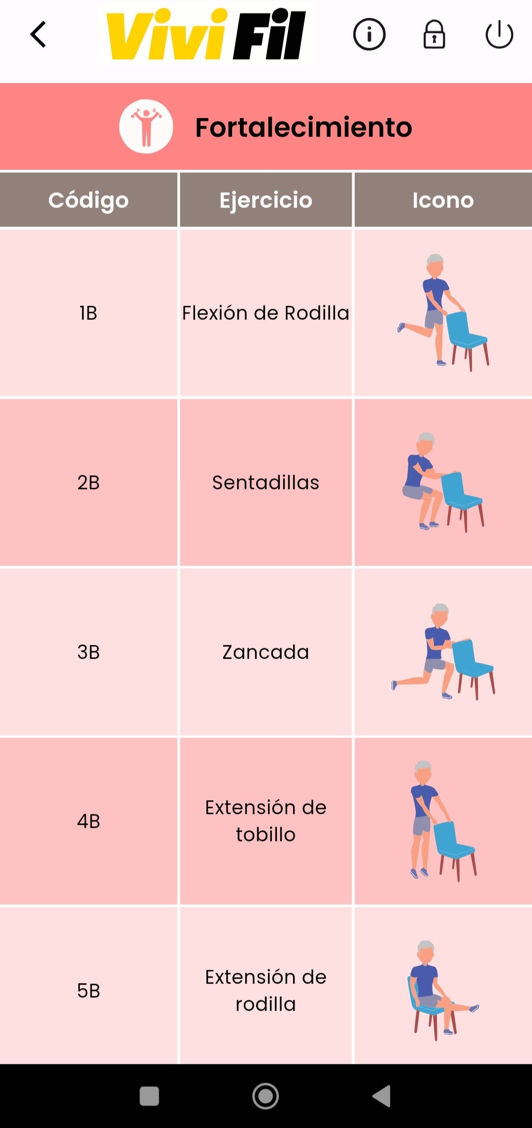 VIVIFIL (App de ejercicio)