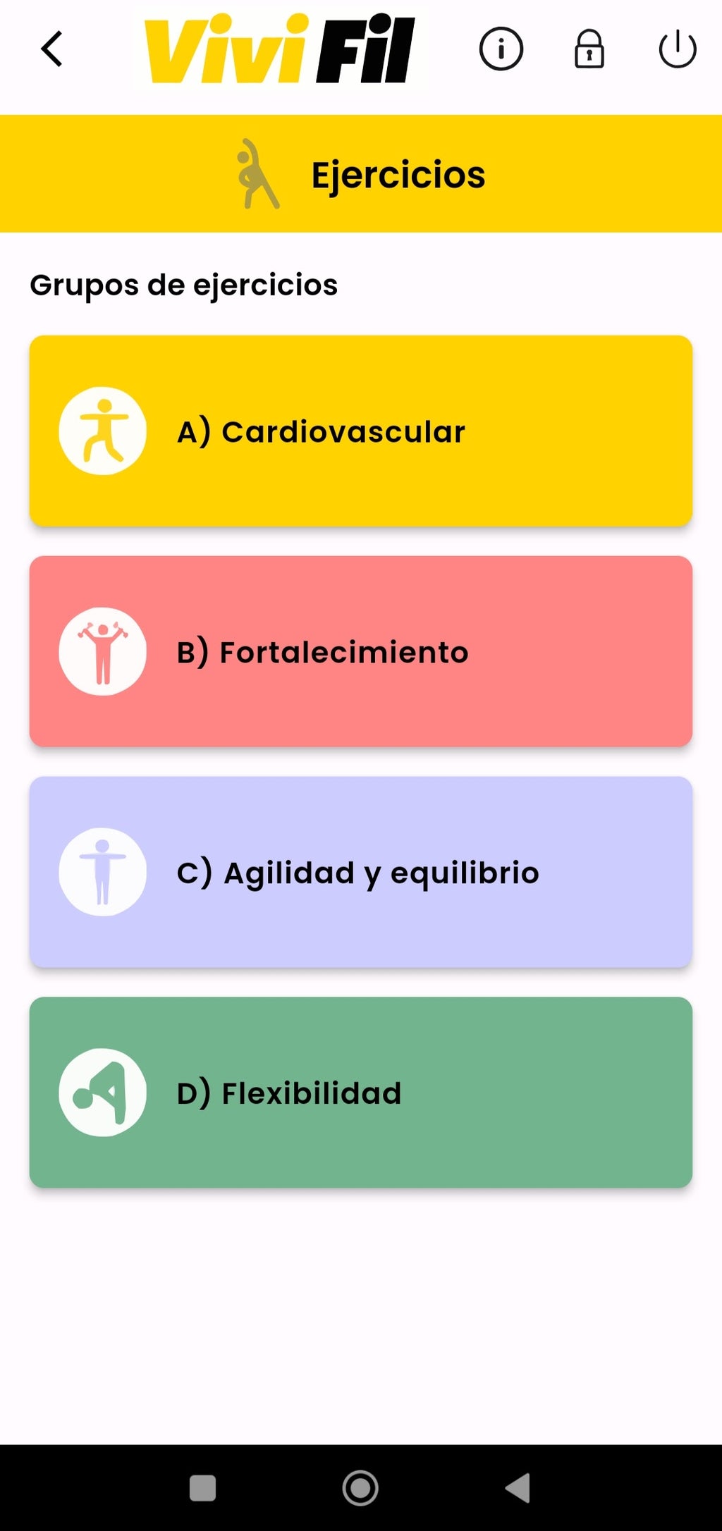 VIVIFIL (App de ejercicio)